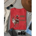 thumbnail image 5 of Raccoon T-Shirt, Feral Girl Christmas Shirt, Sorry Santa I've Been Extra Feral, Funny Holiday Gift, Cute Animal Tee, 5 of 5