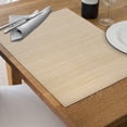 thumbnail image 2 of Maison Concepts Vinyl Placemat Linen Natural 12 X 18 (Ivory) 12" X 18" X 0.5" -Set of 12, 2 of 3