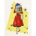 thumbnail image 3 of Popp, Grace 19x24 Black Modern Framed Museum Art Print Titled - Vintage Christmas I, 3 of 5