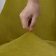 thumbnail image 5 of Funda de silla de comedor de felpa suave, funda de silla de ocio de terciopelo de zorro plateado, funda de palillos, producto terminado, 5 of 5