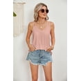 thumbnail image 2 of Womens Tank Tops Spaghetti Strap Camisoles Eyelet Embroidery Casual Top Sleeveless Flowy Shirt, 2 of 3