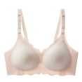 thumbnail image 6 of Women's Light Solid Color Thin Adjustable Shoulder Strap Sagging Maternity Breastfeeding Bra Strapless Bra Small Bras Bra for Women Full Coverage Padded Bras for Women Sports Bras for Women High, 6 of 8