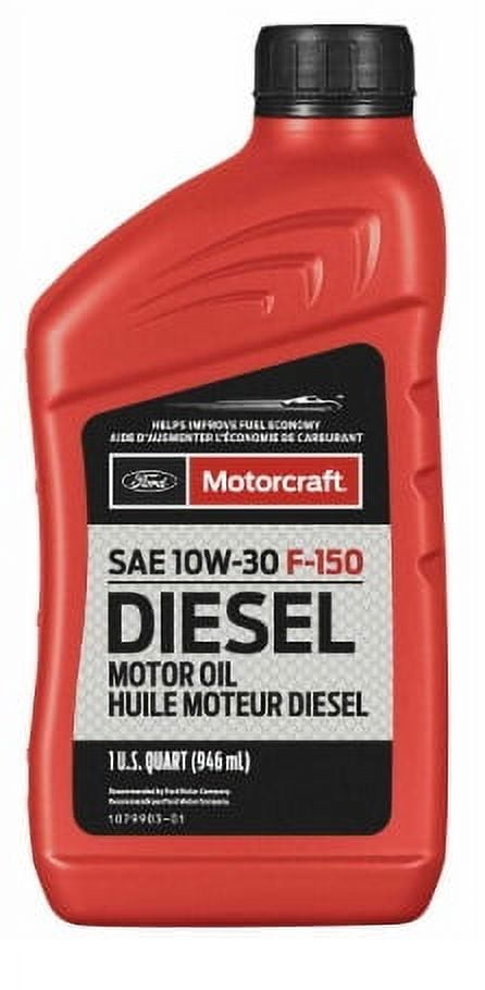 10 Quarts Diesel Engine Oil Ford Super Duty SAE 10W-30 F150 3.0L Power Stroke MPN #XO10W30QFA