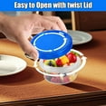 thumbnail image 6 of Retrocular 10 Pcs 16 Oz Food Storage Containers with Lids, BPA Free Freezer Food Storage Meal Prep Containers with Leakproof Twist Bowls Lids for Pantry Organizer, 6 of 7