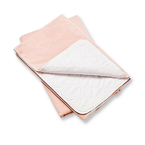 Platinum Care Pads Reusable & Washable Incontinence Underpads, Heavy Absorbency, Pink, 34" x 36", 2 Pack