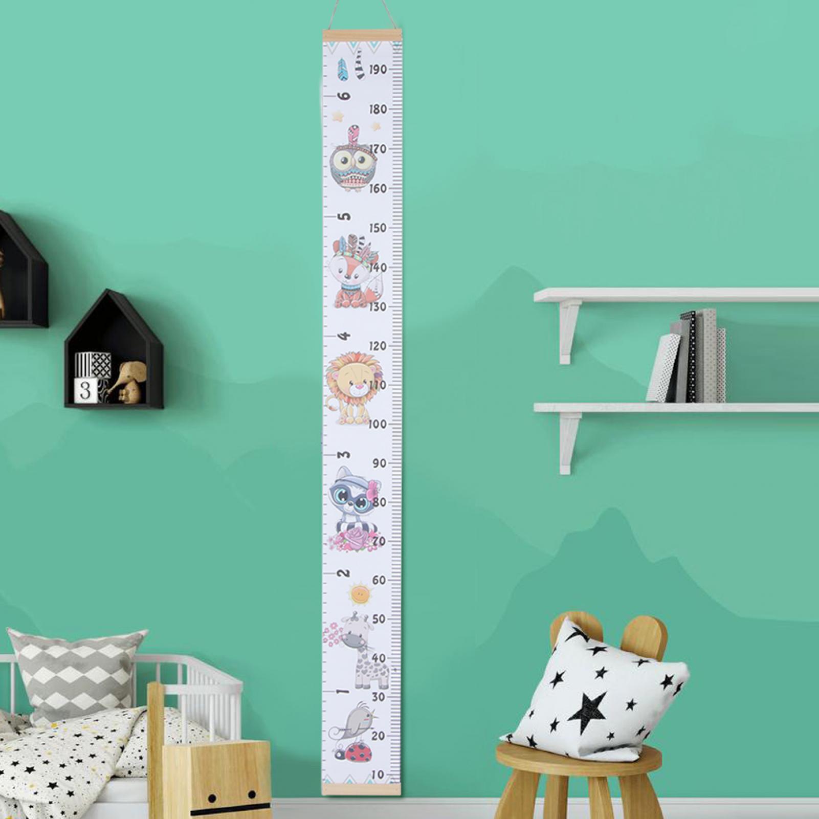 OTVIAP Growth Chart, Height Chart Cute Wall Ruler Removable Height