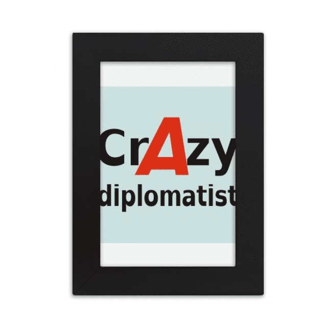 Brief Best Cool Diplomatist Occupation Desktop Photo Frame Picture Display Art Painting Exhibit