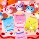 thumbnail image 4 of Tarjetas de San Valentín, paquete de 24 llaveros de peluche Axolotl para niños, 4 of 9