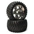 thumbnail image 1 of CEN Racing CEGCKR0505 V-Pattern Wheels & Tires Spare Parts Set, Black, 1 of 3