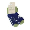thumbnail image 4 of Sierra Socks Toddler Combed Cotton Turn cuff Non-Slip 1 Pair Socks (Navy, 2-4 years (Fits Shoe Size 6-11)), 4 of 5