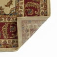 thumbnail image 7 of Sensation Transitional 8' x 10' Ivory and Scarlet Polypropylene Indoor Area Rug, 7 of 7