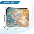 thumbnail image 3 of Laptop Inner Case 13.4x10.2In Laptop Case Is Suitable For 13-14In Laptop For Work Travel Outdoors Lovely Cartoon Orange Cat, 3 of 7