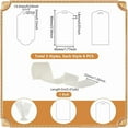 thumbnail image 2 of 1set 24pcs Rectangle Acrylic Blank Name Cards with 1 Roll Polyester Frayed Ribbons Mixed color 90x45x1.8mm Hole: 3x13.5mm, 2 of 6