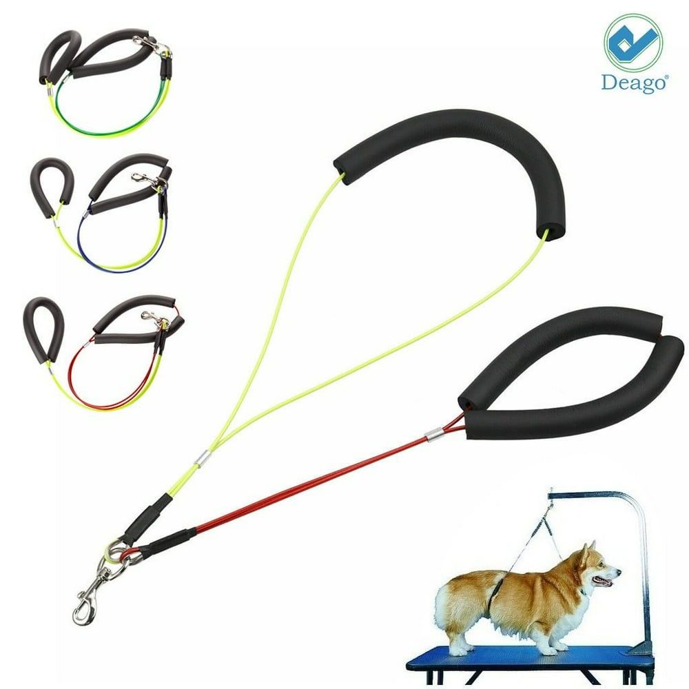 Deago Pet Dog Harness NoSit Per Haunch Holder Grooming Restraint