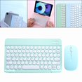 thumbnail image 3 of y ratón Juego recargable inalámbrico Bluetooth de 10 pulgada para para para 8TH para 9 - verde Macarena Teclado Bluetooth, 3 of 8