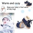 thumbnail image 4 of Infant Baby Boys Girls Boots Premium Soft Sole Anti-Slip Warm Winter Snow Boots Newborn Crib Shoes, 4 of 7