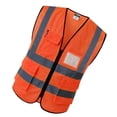 thumbnail image 3 of Chaleco de Seguridad de Visibilidad, , 3 Tamaños, 2 Colores para Elegir - Naranja m Naranja XL DYNWAVEMX Chaleco reflectante de seguridad, 3 of 8