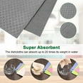 thumbnail image 4 of Uxcell 6-Pack Swedish Dishcloths for Kitchen, 7"x8" Wood Pulp Cellulose Reusable Paper Towels Washable Non-Scratch Rags [Dark Gray], 4 of 6