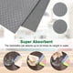 thumbnail image 4 of Uxcell 6-Pack Toallas de Cocina Suecas, 7"x8" Toallas de Papel de Celulosa Reutilizables Lavables, Trapos Sin Rayones [Gris Oscuro], 4 of 6