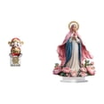 thumbnail image 1 of Figura de escritorio,Figura de Dios de la Fortuna de dibujos animados,regalo Feng Shui,Escultura de la escena de la Natividad,Adorno acrílico 2D de pie,Centro de mesa decorativo con escena de, 1 of 8