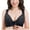 Black, variant on XMMSWDLA Contrast Lace Wireless Bra, Comfy & Breathable Push Up Bra, Women's Lingerie & Underwear Women's Sports Bras Everyday Bras