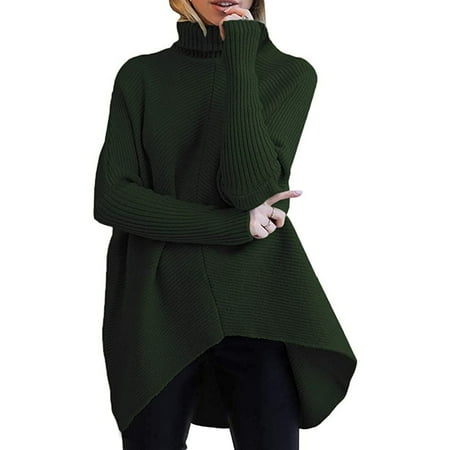 Summer Last Clearance HIMIWAY Elevate Your Style Game with Our Luxurious Women s Knitwear Stay Warm and Stylish All Winter Long! Classic and Fashionable Women s Knit Top Dark Green XL