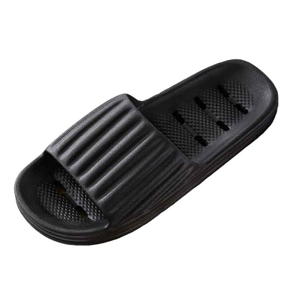 Men'S Outdoor Leisure Slide Sandals Men'S Stylish Open-Toe Flip Flops Men Shoes Flat Comfortable Bathroom Home Slippers Fashion Outdoor Beach Hollow Slippers Indoor Thong Slippers For Men