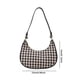 thumbnail image 4 of Bolso de hombro de pata de gallo para mujer, bolso informal para axila, bolso de media luna, bolso de chica de otoño, 4 of 8