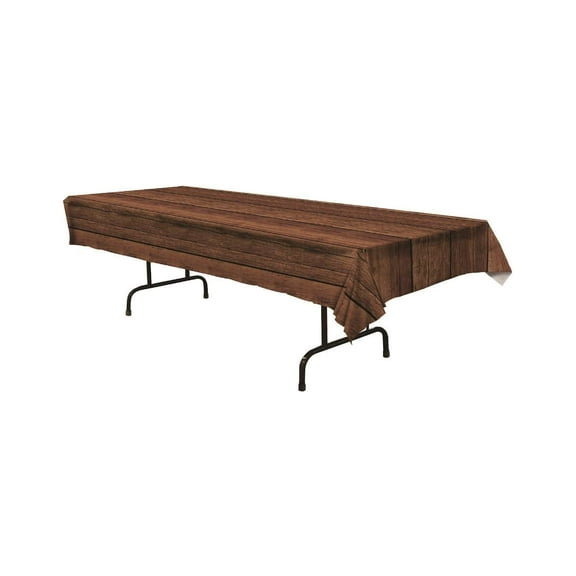 VBS-Rocky Railway-Wood Pattern Table Cover (NR) (Feb)