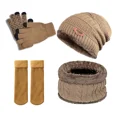 thumbnail image 1 of Bj Gorro Bufanda Guantes Tejido Calcetín Frio Invierno Niños, 1 of 6