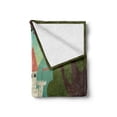 thumbnail image 2 of Fairy Tale Soft Flannel Fleece Blanket, Cartoon Style Fantasy Medieval Castle on a Hill with a Road from the Woodlands, Cozy Plush for Indoor and Outdoor Use, 60" x 80", Multicolor, by Ambesonne, 2 of 6