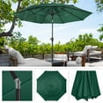 thumbnail image 6 of Pure Garden 10 ft Patio Umbrella - 3-Tier Outdoor Sunshade, Hunter Green, 6 of 10