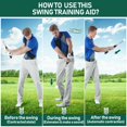thumbnail image 3 of Entrenador de swing de golf KALAUTO con ayuda retráctil de clic, 3 of 6
