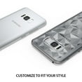 thumbnail image 3 of Ringke Air Prism Case Compatible with Samsung Galaxy S8 Plus, 3D Geometric Design Slim TPU Cover - Smoke Black, 3 of 8