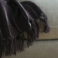 thumbnail image 3 of Safavieh Sloane 50" x 70" Bohemian Cotton Throw, Gray/White, 3 of 4