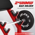 thumbnail image 6 of Preacher Curl Bench, Bicep Curl Machine with 70 LBS and Olympic Barbell, Tricep Workout Equipment for Home Gym, 6 of 10
