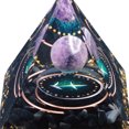 thumbnail image 3 of Pirámide de orgonita Cristales curativos Chakra Piedras de meditación (Sagitario) Ehuebsd Libre de BPA, 3 of 6