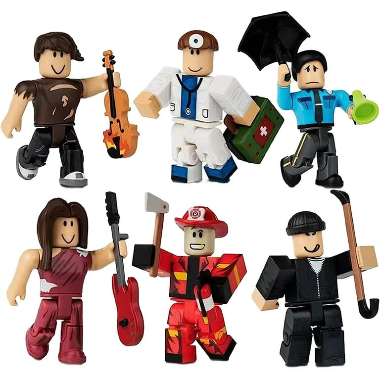 6 Pcs Roblox Toys Mini Action Figures Set, Dessert Table