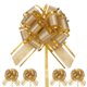 thumbnail image 1 of 10 piezas de lazo grande de 6 pulgadas para cestas de boda, tono dorado, 1 of 1