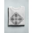 thumbnail image 3 of Celtic Cross Drawing Sweatshirt Men -Image by Shutterstock, Male Medium, 3 of 4