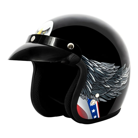 VCAN 3/4 Motorcycle Helmet