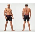 thumbnail image 4 of DEVOPS 3 Pack Men's Compression Shorts Underwear (X-Large, Black/Black/Black), 4 of 4