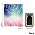 thumbnail image 6 of Sunlit 85" x 72" Blue and Pink Mandala Beach Blanket, 6 of 7