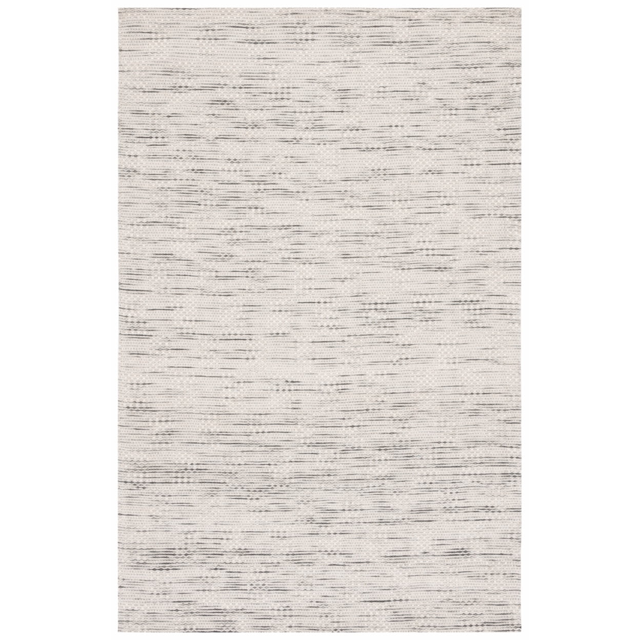 SAFAVIEH Marbella Johann Abstract Striped Area Rug, Grey/Beige, 4' x 6'