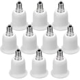 thumbnail image 1 of Paquete de 10 adaptadores E12 a E26 E27, enchufe de lámpara de araña E12 a enchufe medio E26 E27, convertidor de adaptador de Base de bombilla JAMW Sencillez, 1 of 4