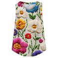 thumbnail image 3 of GERsome Womens Floral Tank Tops Sleeveless V Neck Loose Fit Flowy Tee Shirts Summer Tank Blouses for Women S-3XL, 3 of 5