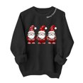 thumbnail image 5 of Asgosdo Women Christmas Sweatshirts Long Sleeve Graphic Print Tops Casual Warm Xmas Holiday Winter Shirts, 5 of 6