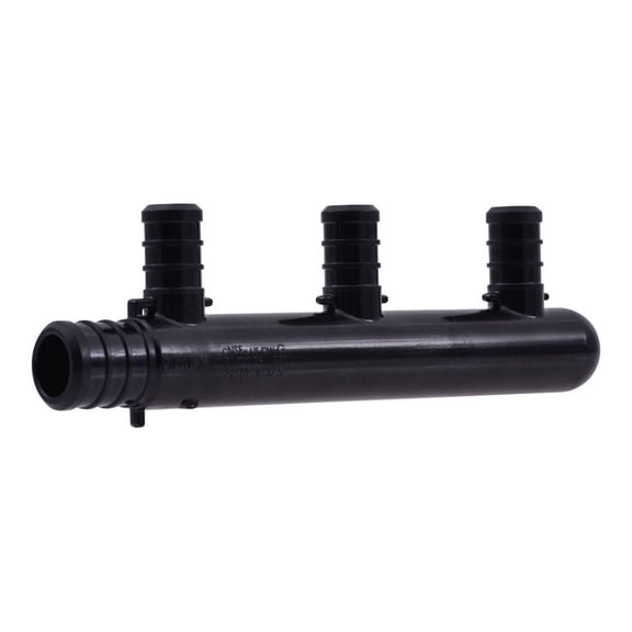 SharkBite UPMPT3C Multi-Port Tee, Poly, 3/4 inch x 1/2 inch