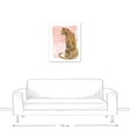 thumbnail image 3 of Creative Products Watercolor Leopard on Two Tone Blush 24x30 Canvas Wall Art, 3 of 5