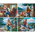 thumbnail image 3 of MasterPieces Kids Puzzle Set - Smokey Bear 4-Pack 100 Piece Jigsaw Puzzles, 3 of 9